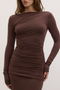 ETTA MAXI DRESS - CHOCOLATE