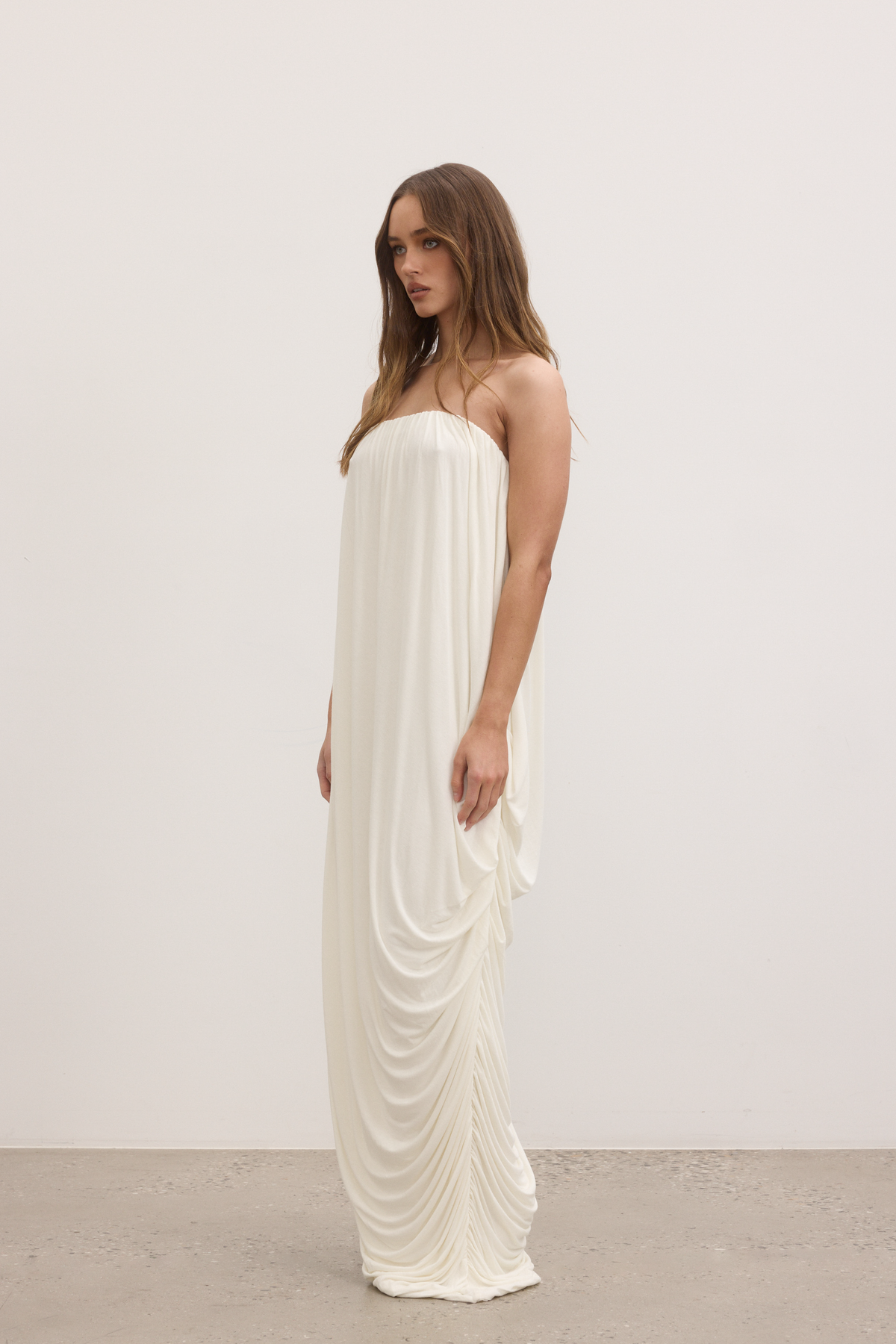 CALLISTA MAXI DRESS - IVORY