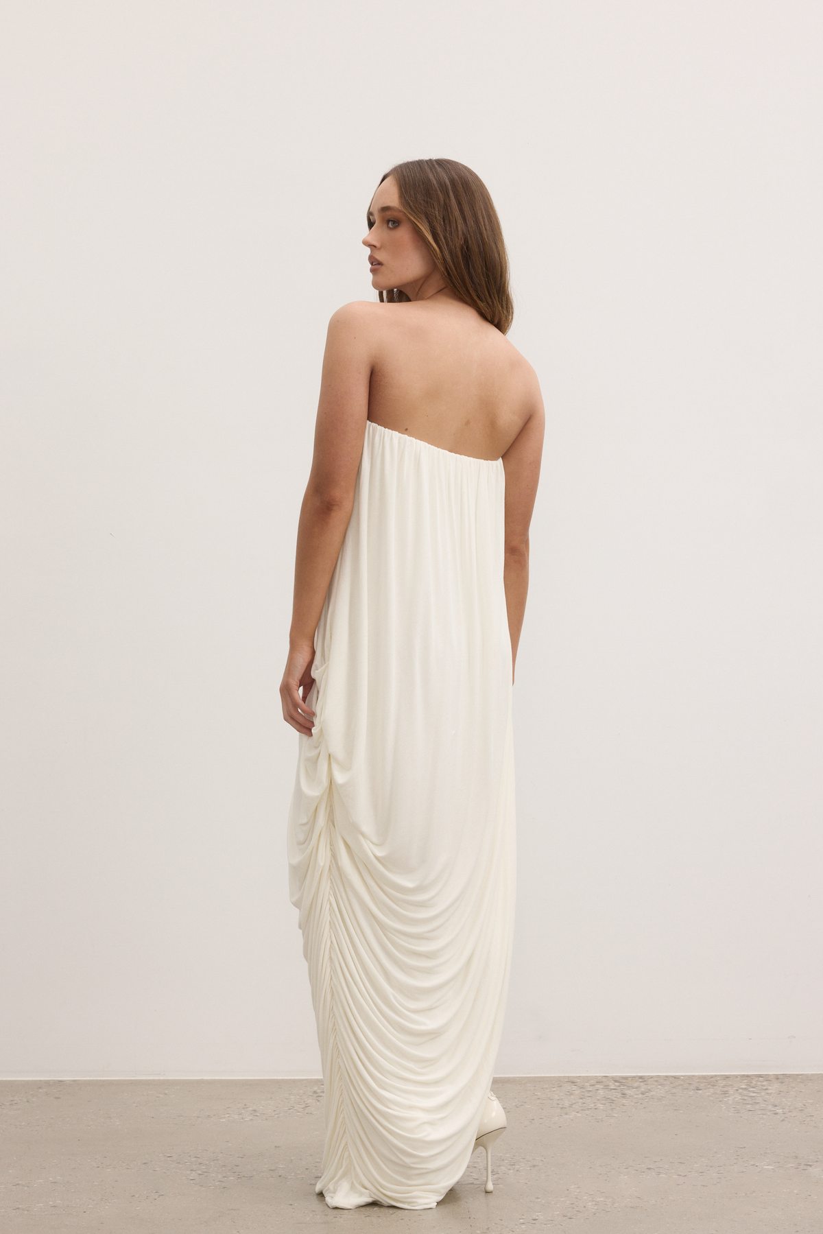 CALLISTA MAXI DRESS - IVORY