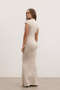 ROSALIE MAXI DRESS - ALMOND