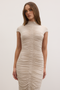 ROSALIE MAXI DRESS - ALMOND