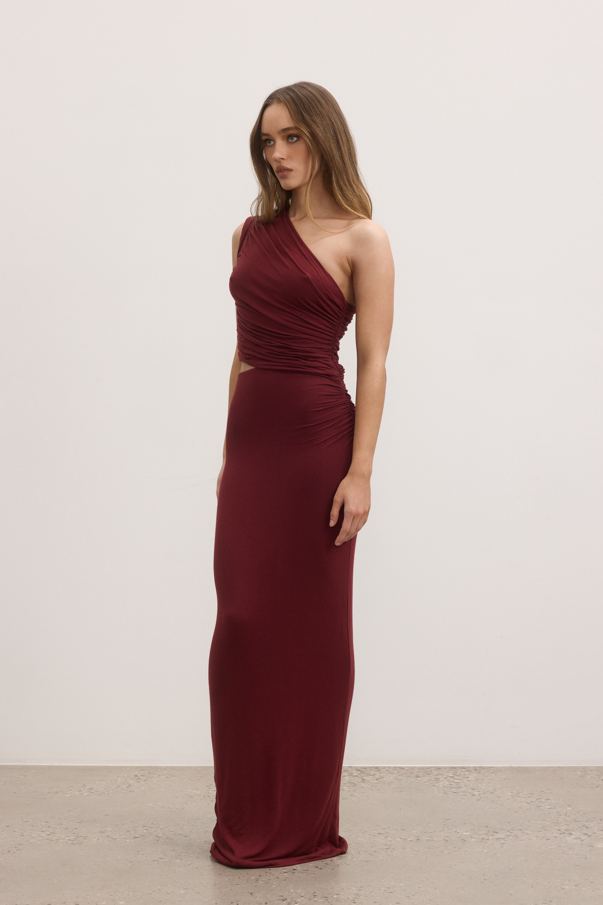 IVY MAXI DRESS - WINE