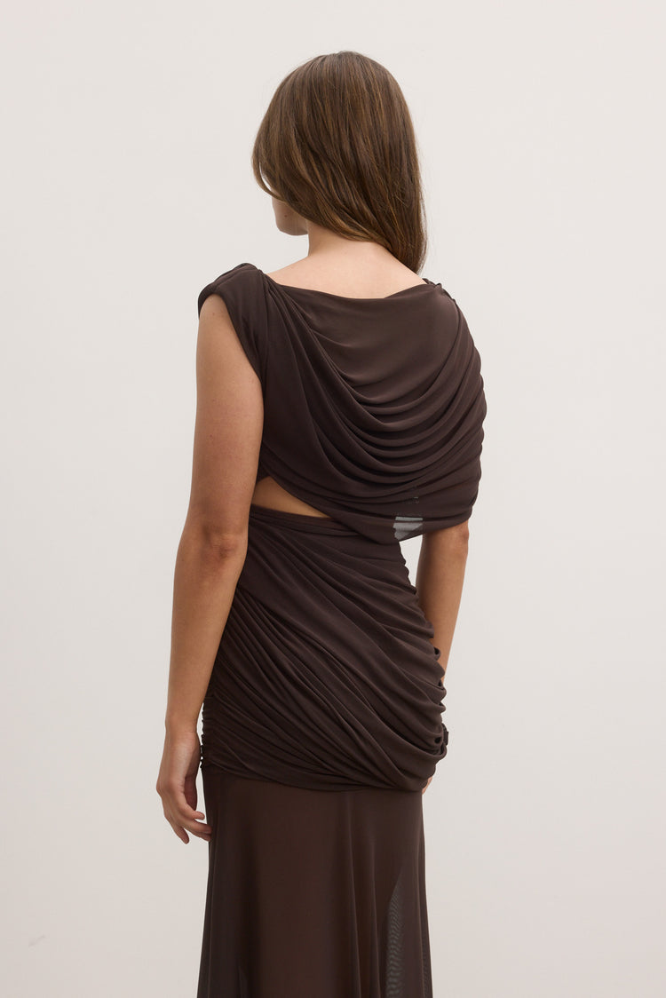 ALBA TWO PIECE DRESS - ASH