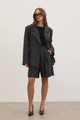 LIORA COAT - PINSTRIPE