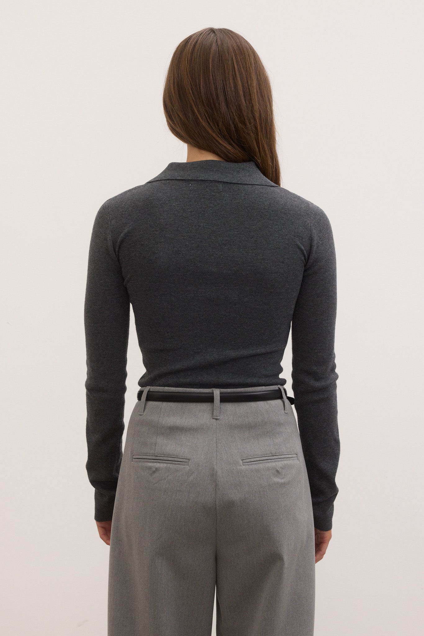 DAHLIA TOP - GREY