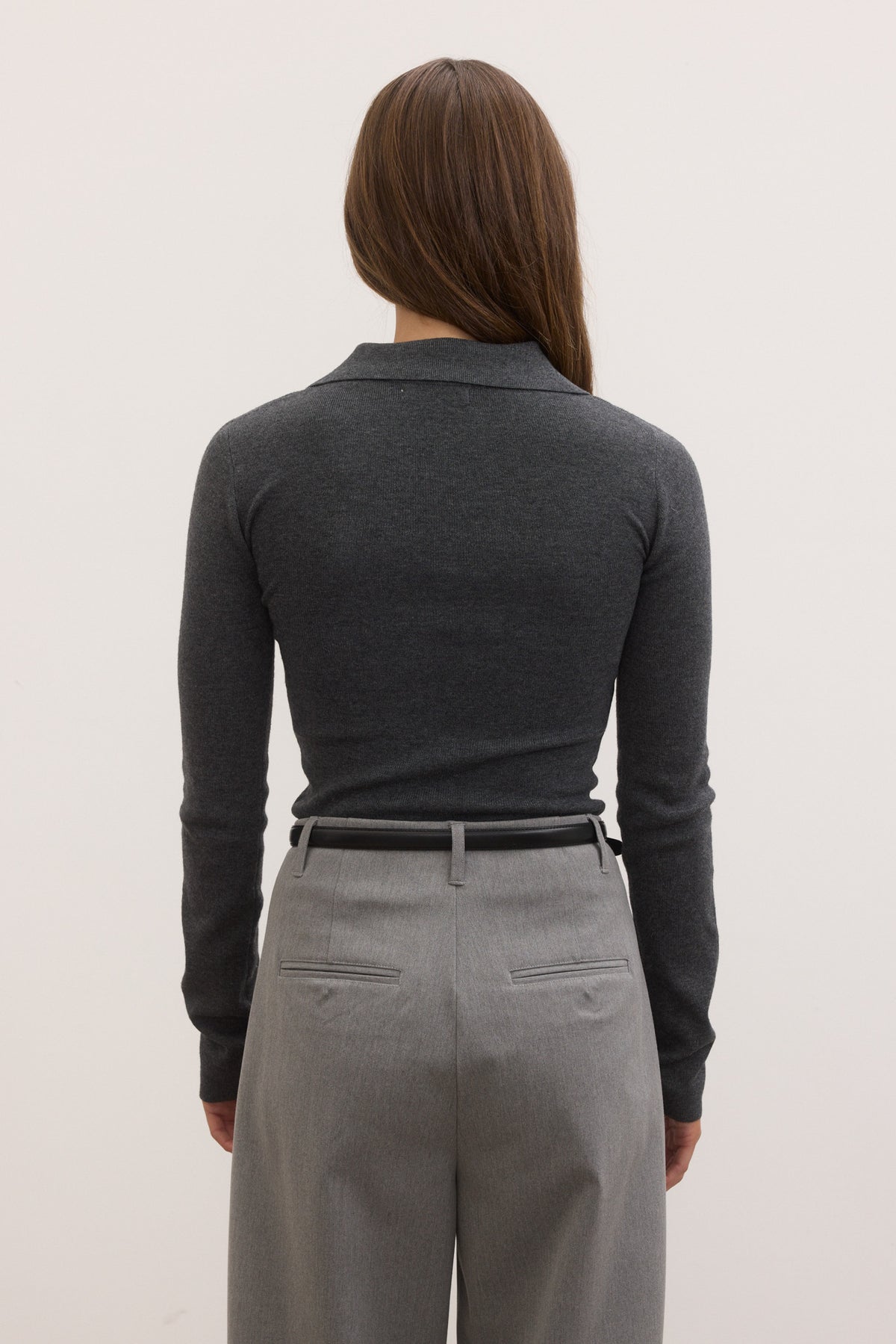 DAHLIA TOP - GREY