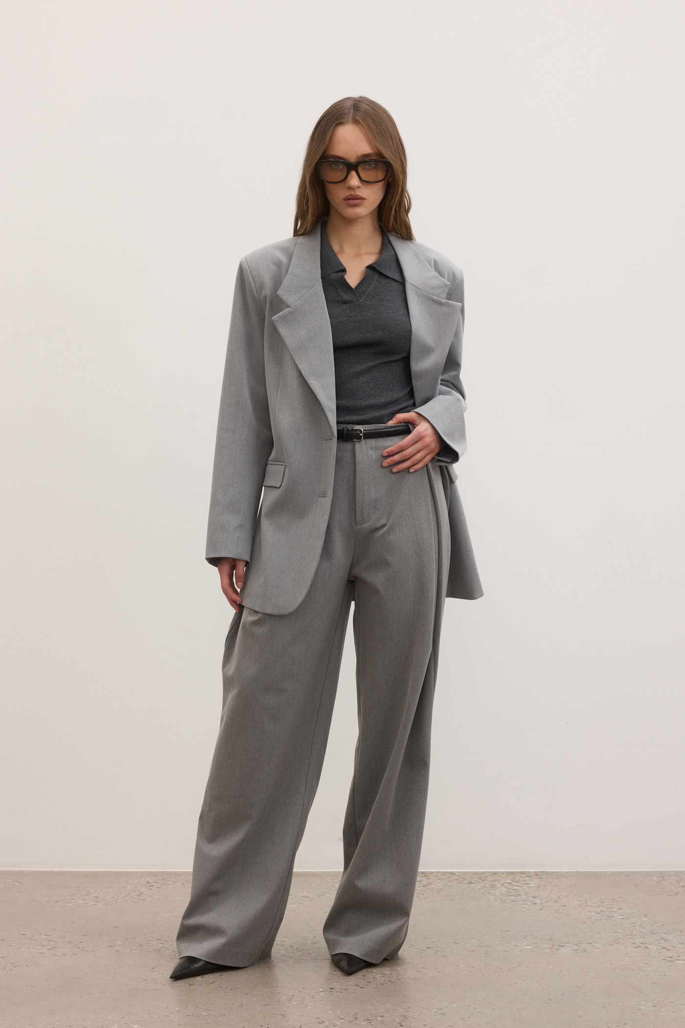 EVIE BLAZER - MOUSE