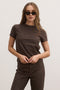 TESS T-SHIRT - DARK ASHEN