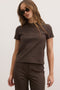 TESS T-SHIRT - DARK ASHEN
