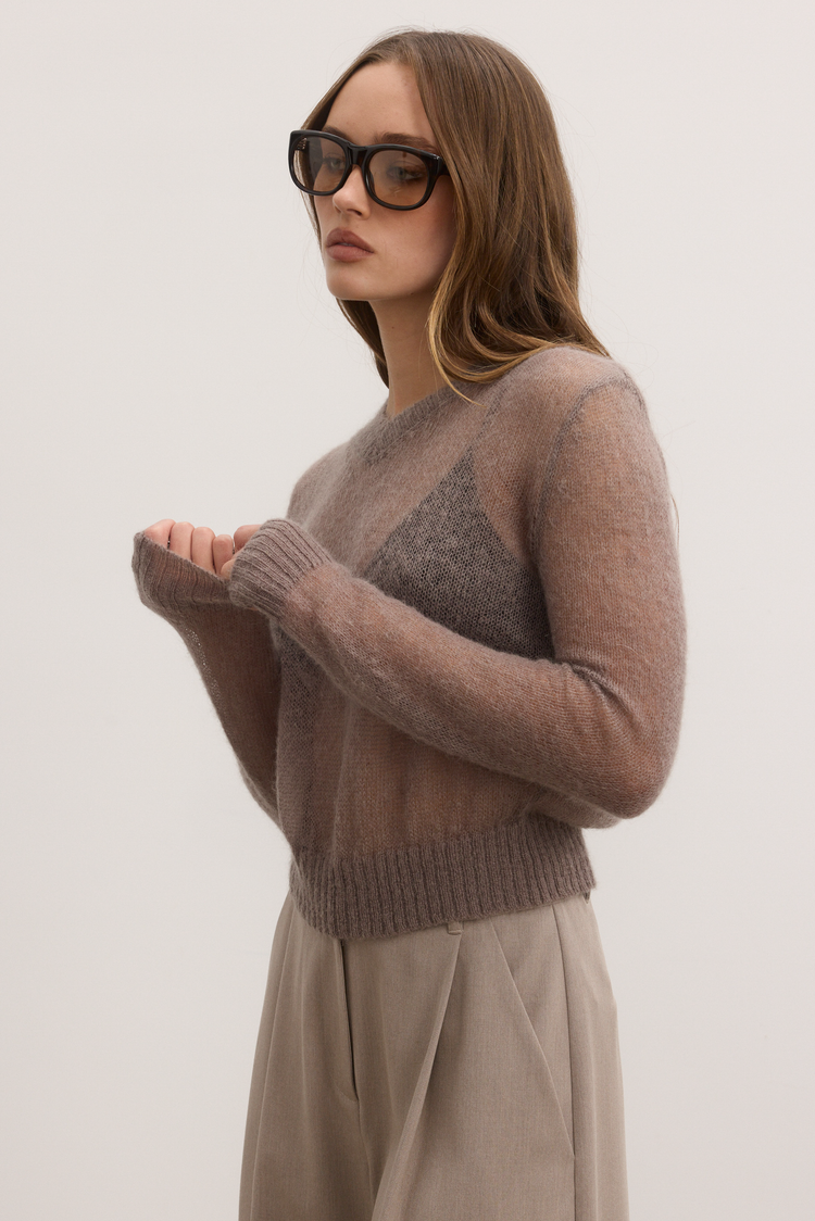 MAUDIE KNIT - SMOKE