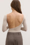 NESSA BODYSUIT - ALMOND