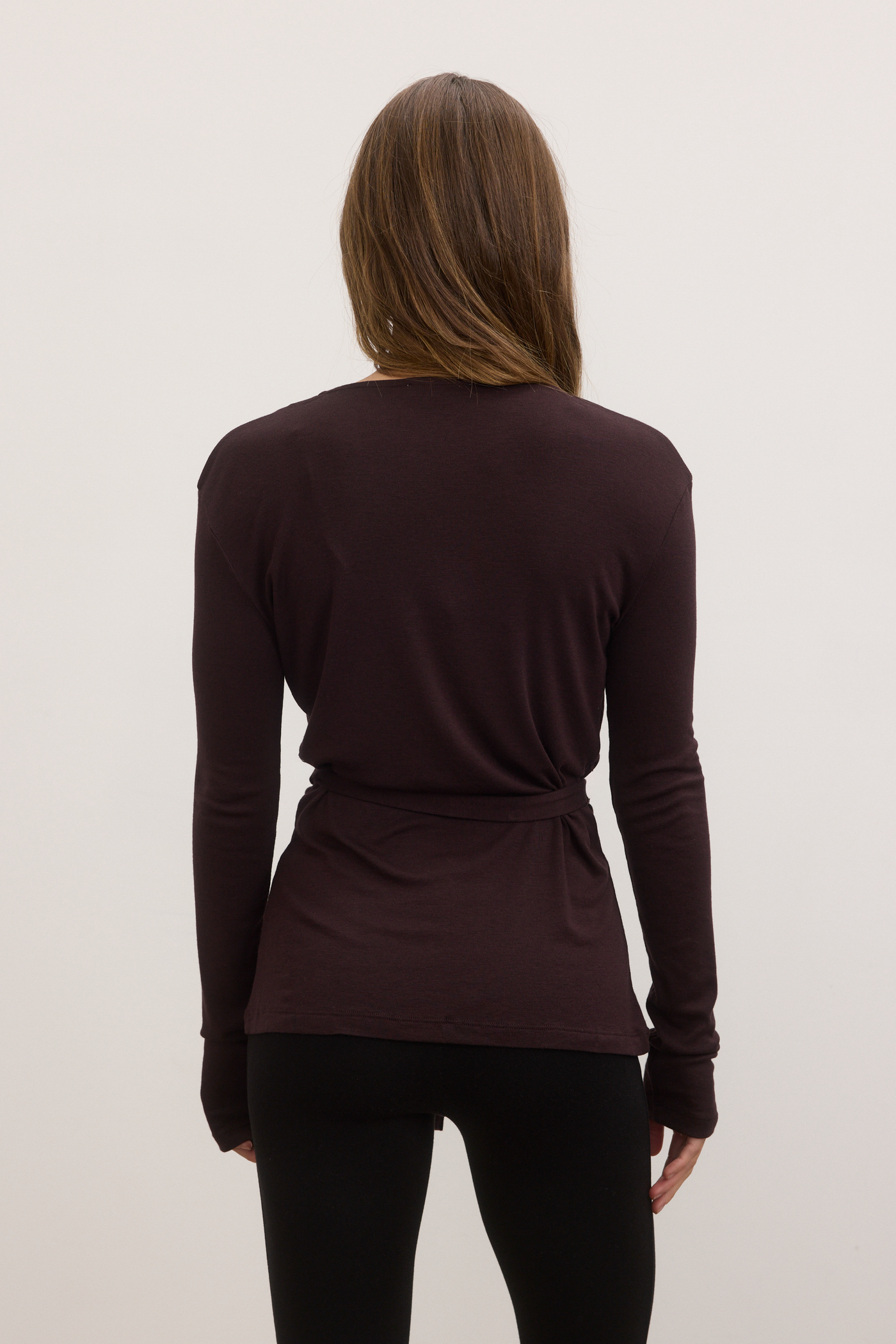 SERAFINA BUTTON UP - BLACK CHERRY
