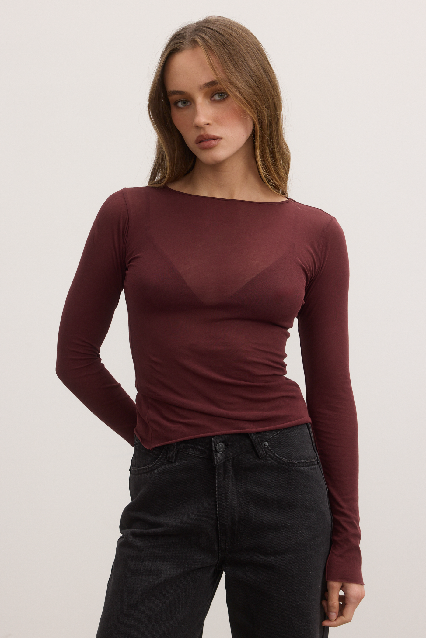 ZOE TOP - PLUM