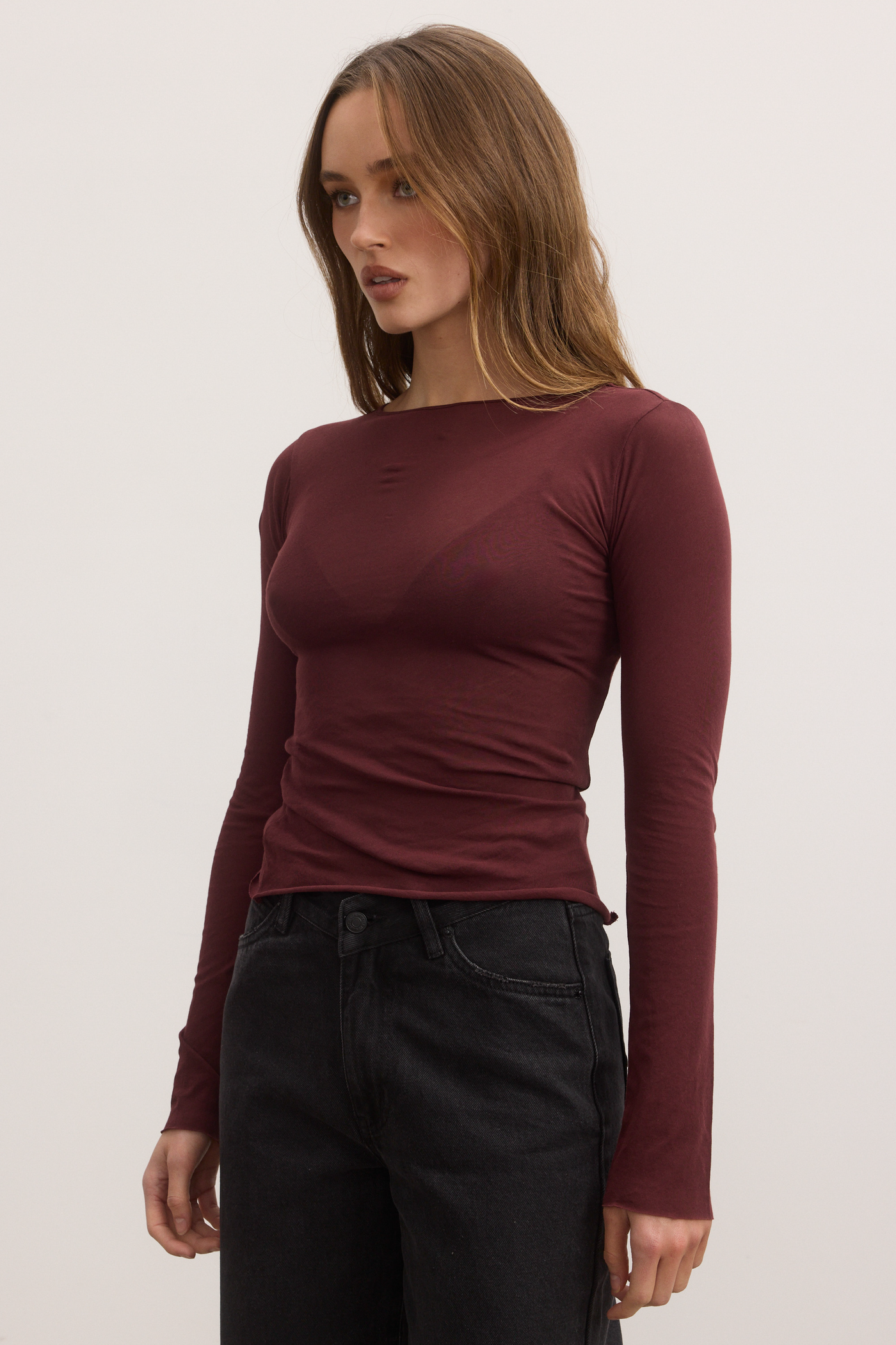 ZOE TOP - PLUM