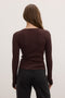 JAYDE KNIT TOP - COFFEE