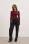 LILA BODYSUIT - WINE