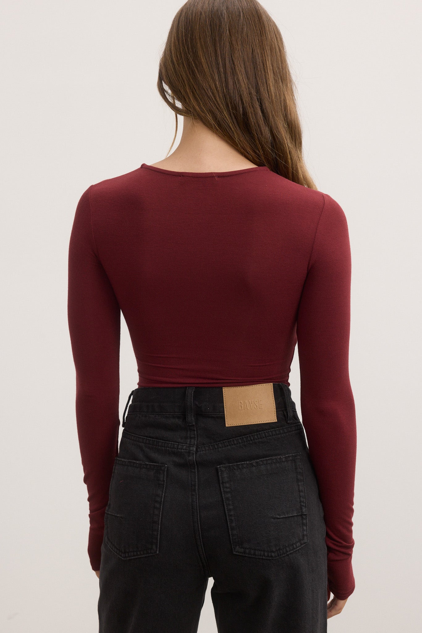 LILA BODYSUIT - WINE
