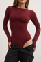 LILA BODYSUIT - WINE