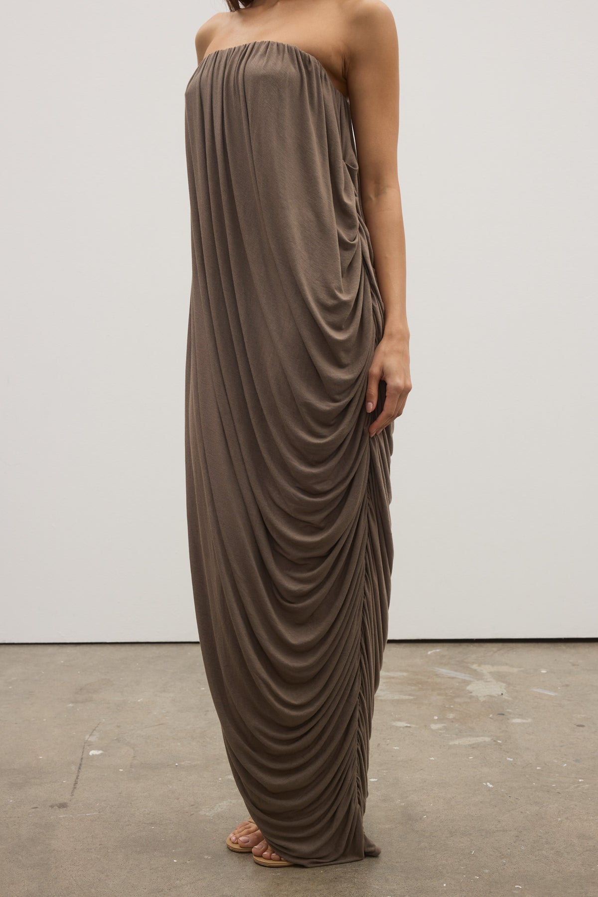 CALLISTA MAXI DRESS - MINK