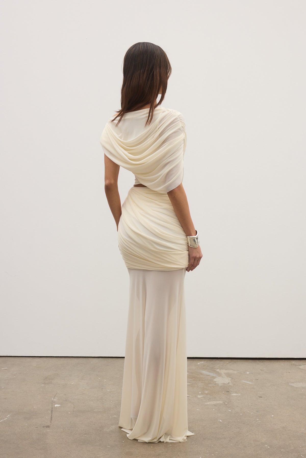 ALBA TWO PIECE DRESS - IVORY