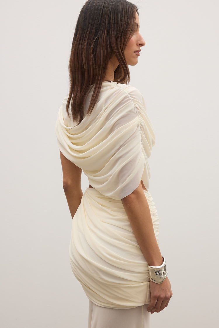 ALBA TWO PIECE DRESS - IVORY