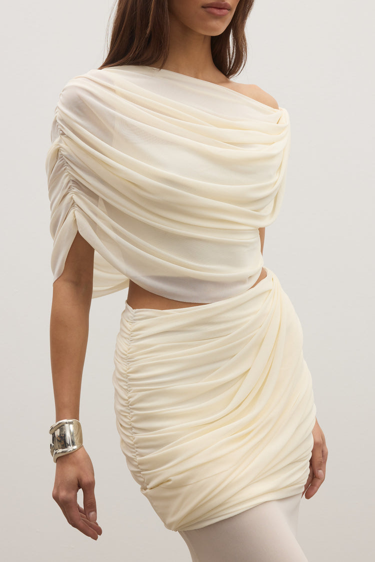 ALBA TWO PIECE DRESS - IVORY