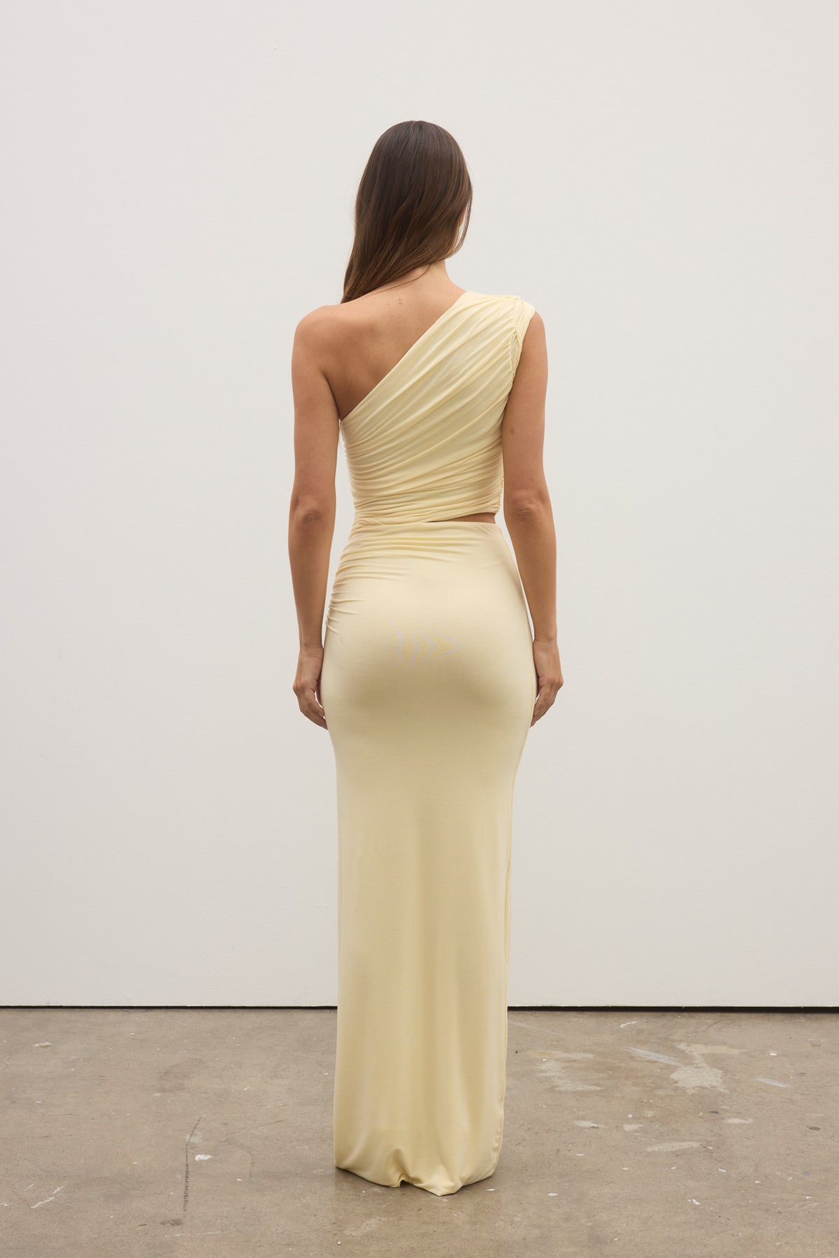 IVY MAXI DRESS - LEMON