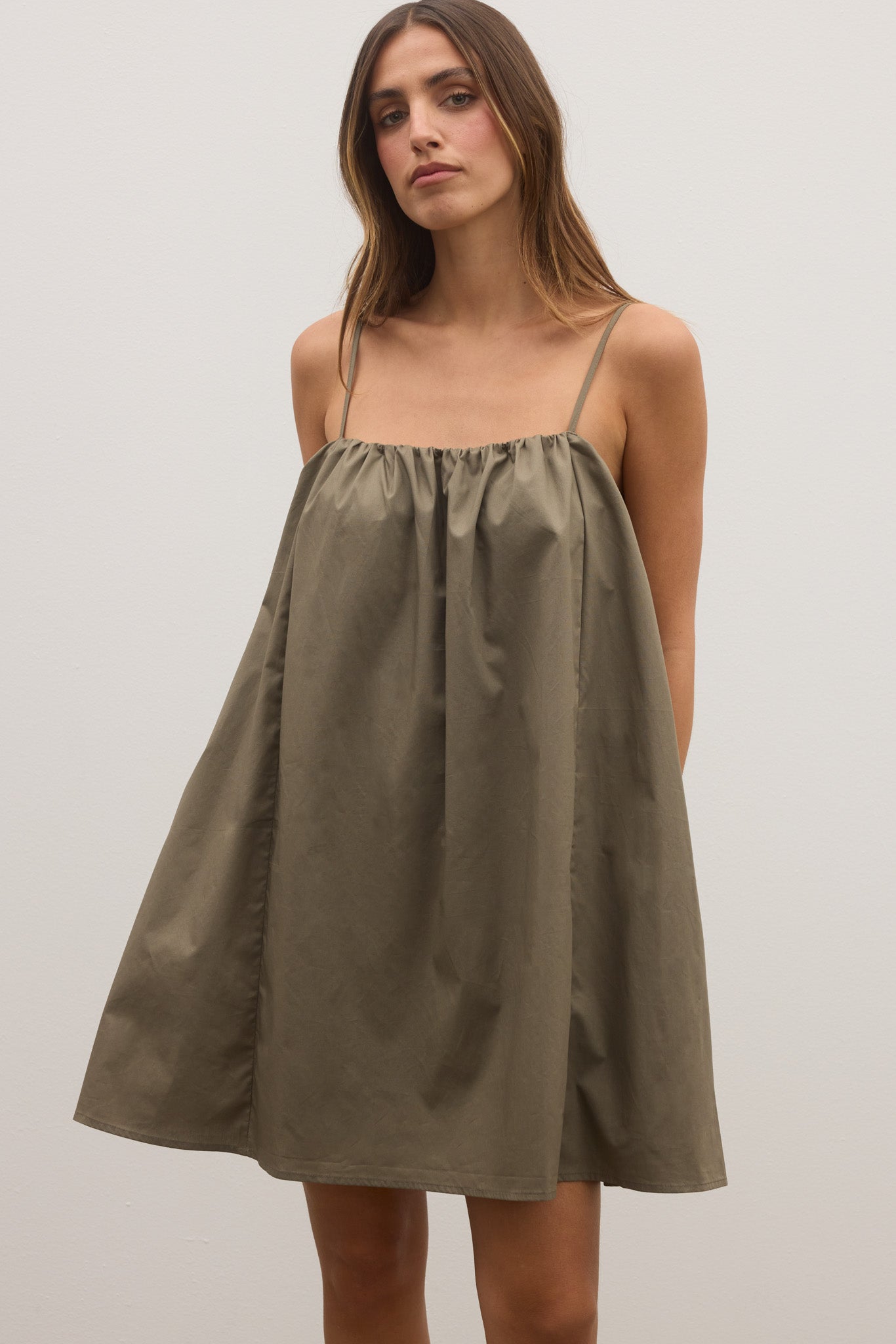 KERRIE MINI DRESS - ASH