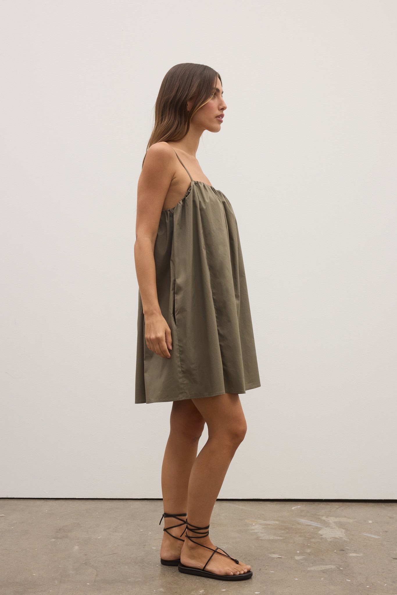 KERRIE MINI DRESS - ASH