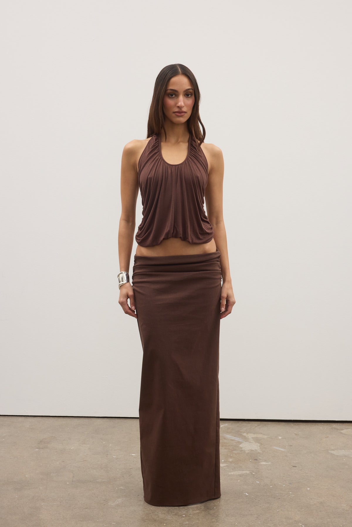 LENNIE TOP - CHOCOLATE