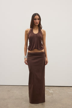 LENNIE TOP - CHOCOLATE