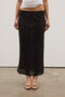 MARINA MIDI SKIRT- BLACK