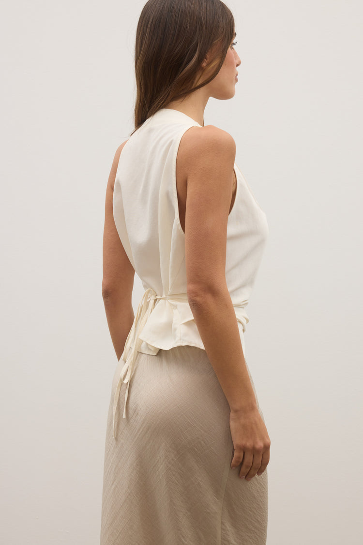 MARINA MIDI SKIRT- SAND