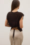 BOBBIE VEST - DARK BROWN