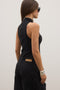 THEA DENIM TURTLENECK - BACKSTAGE BLACK