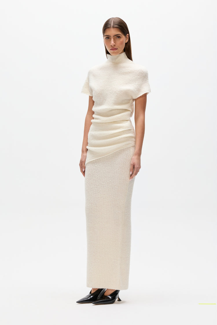 EVREN KNIT TOP - WHITE