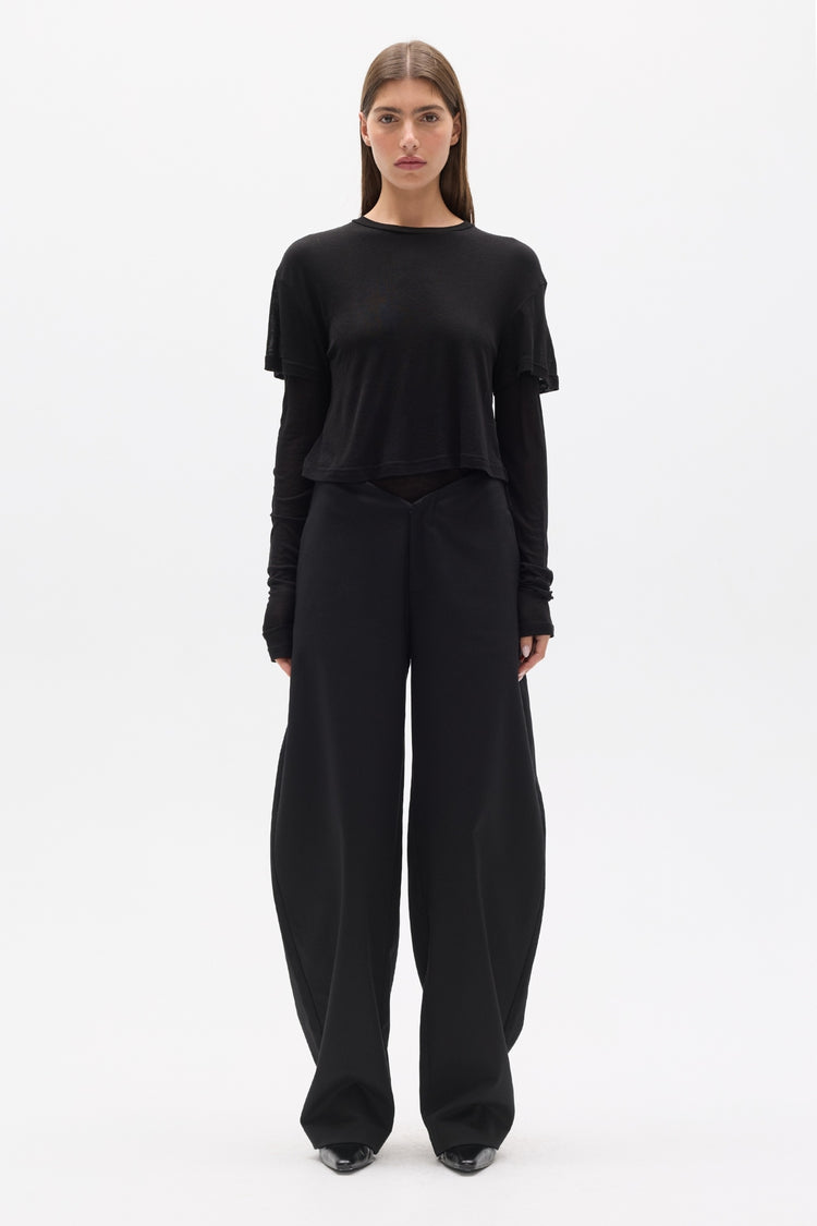 CALENIA TOP - BLACK