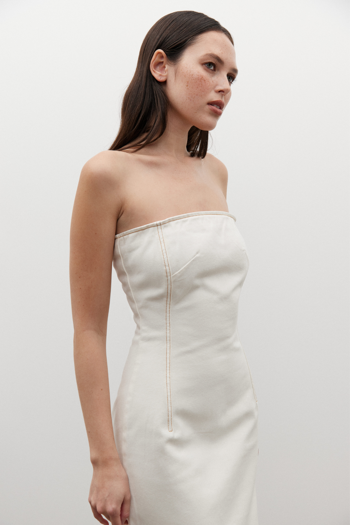 AMIRI DENIM DRESS- ANGORA – Bayse Brand