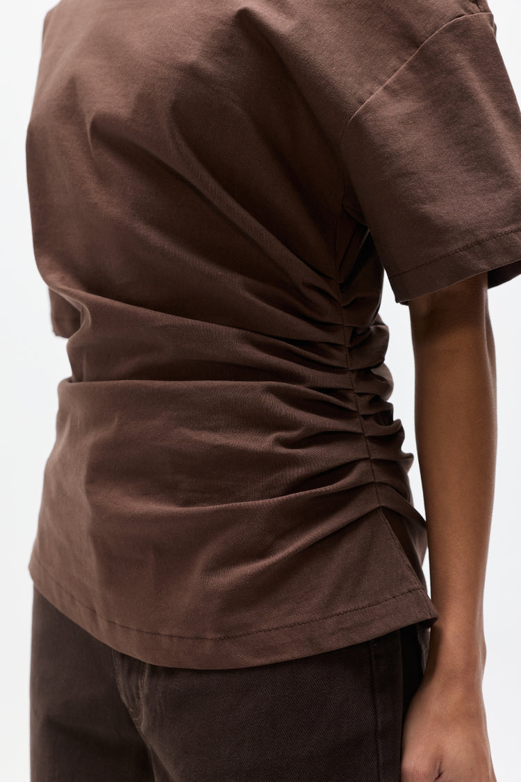 SUKI TOP - CHOCOLATE