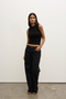 REGAN TOP - BLACK