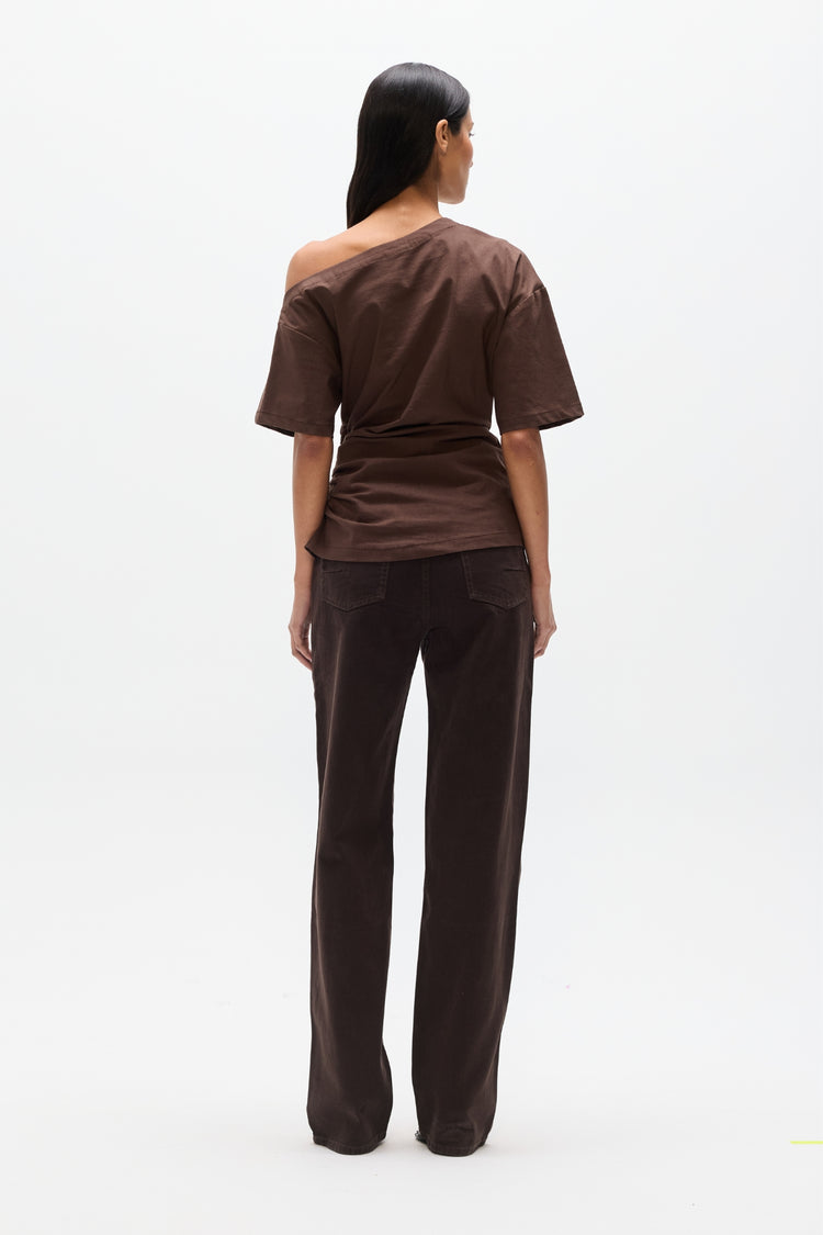SUKI TOP - CHOCOLATE