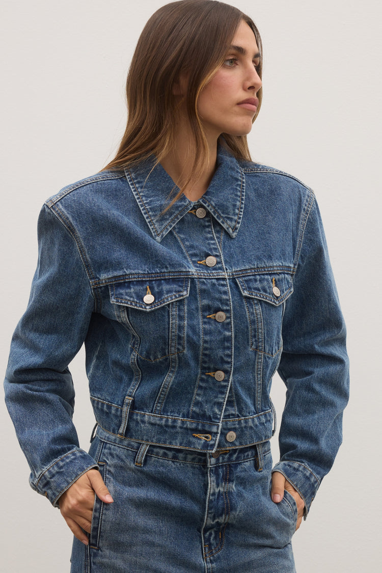 WINSLOW DENIM JACKET - ASH TIDE