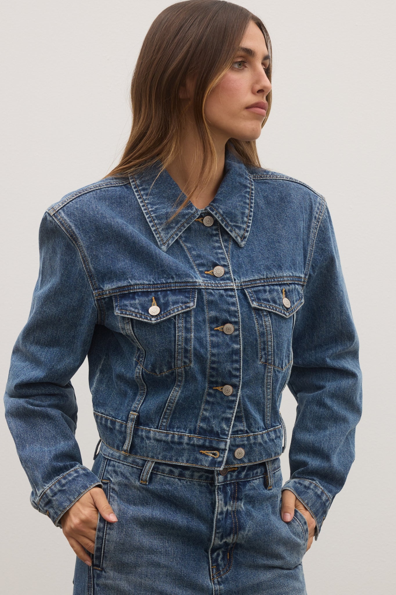 WINSLOW DENIM JACKET - ASH TIDE