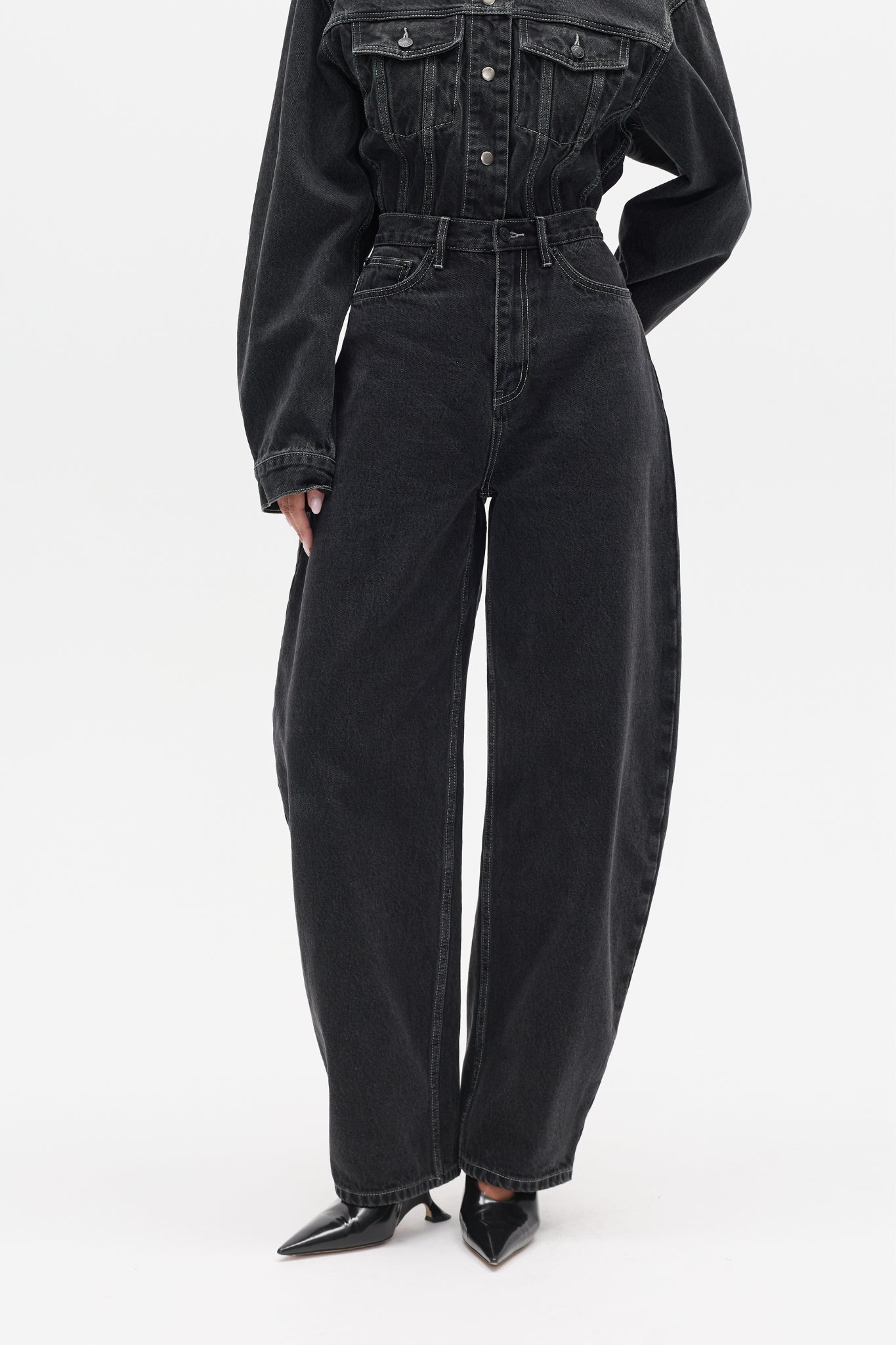 WILLA DENIM JEAN - SMOKE BLACK