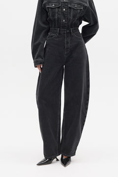 WILLA DENIM JEAN - SMOKE BLACK