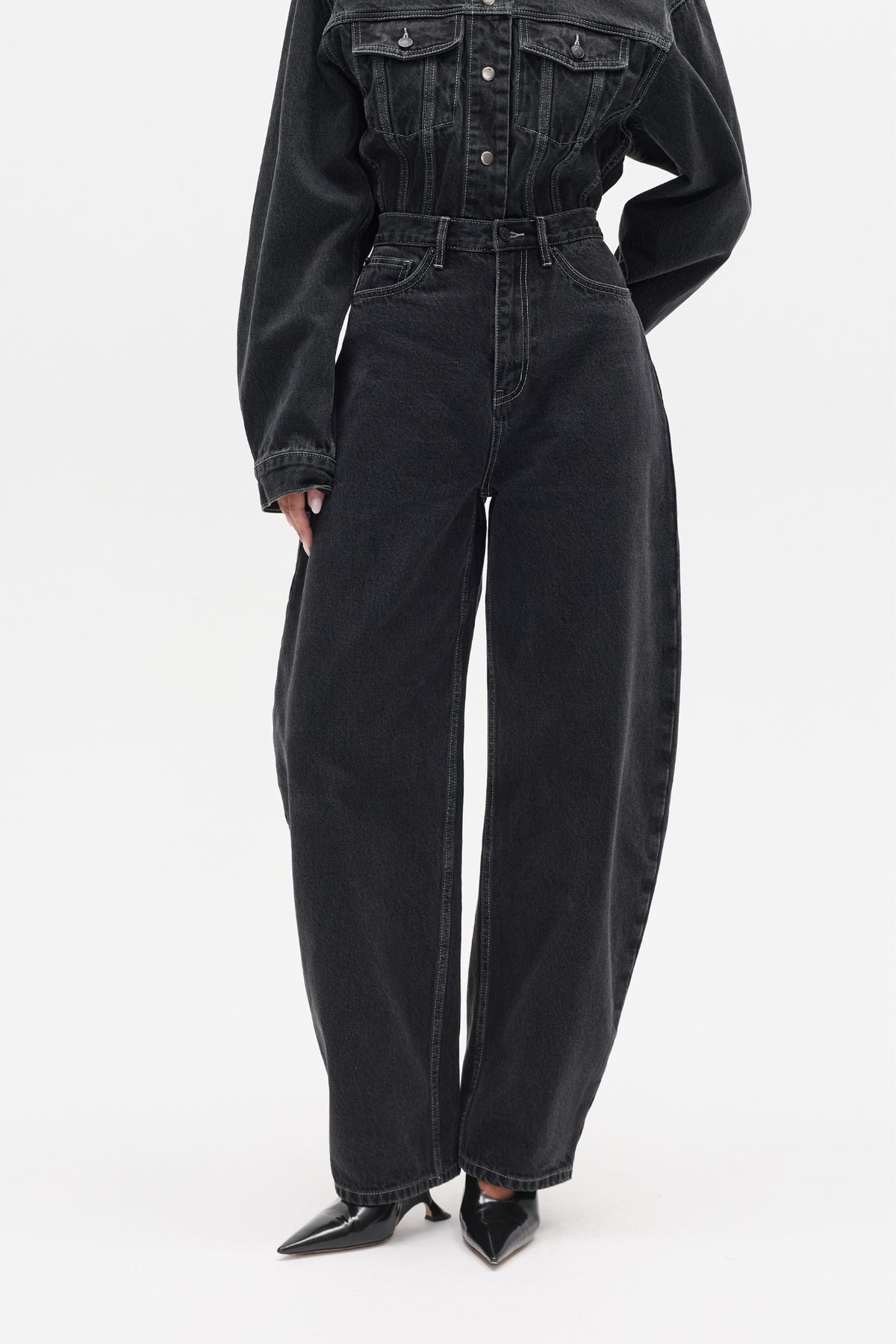WILLA DENIM JEAN - SMOKE BLACK