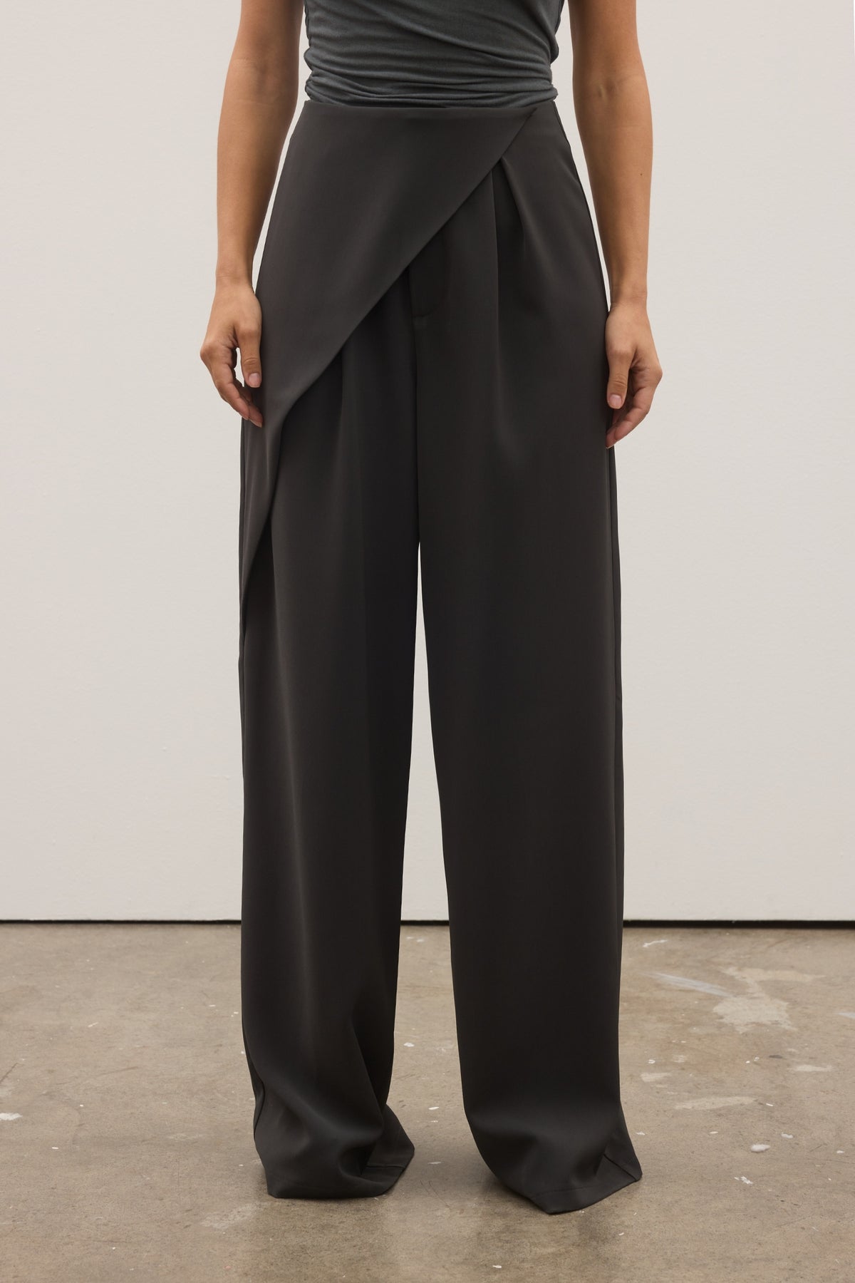 Rue High Rise Wide Leg Pant in Liberty, view 2, Bayse Brand