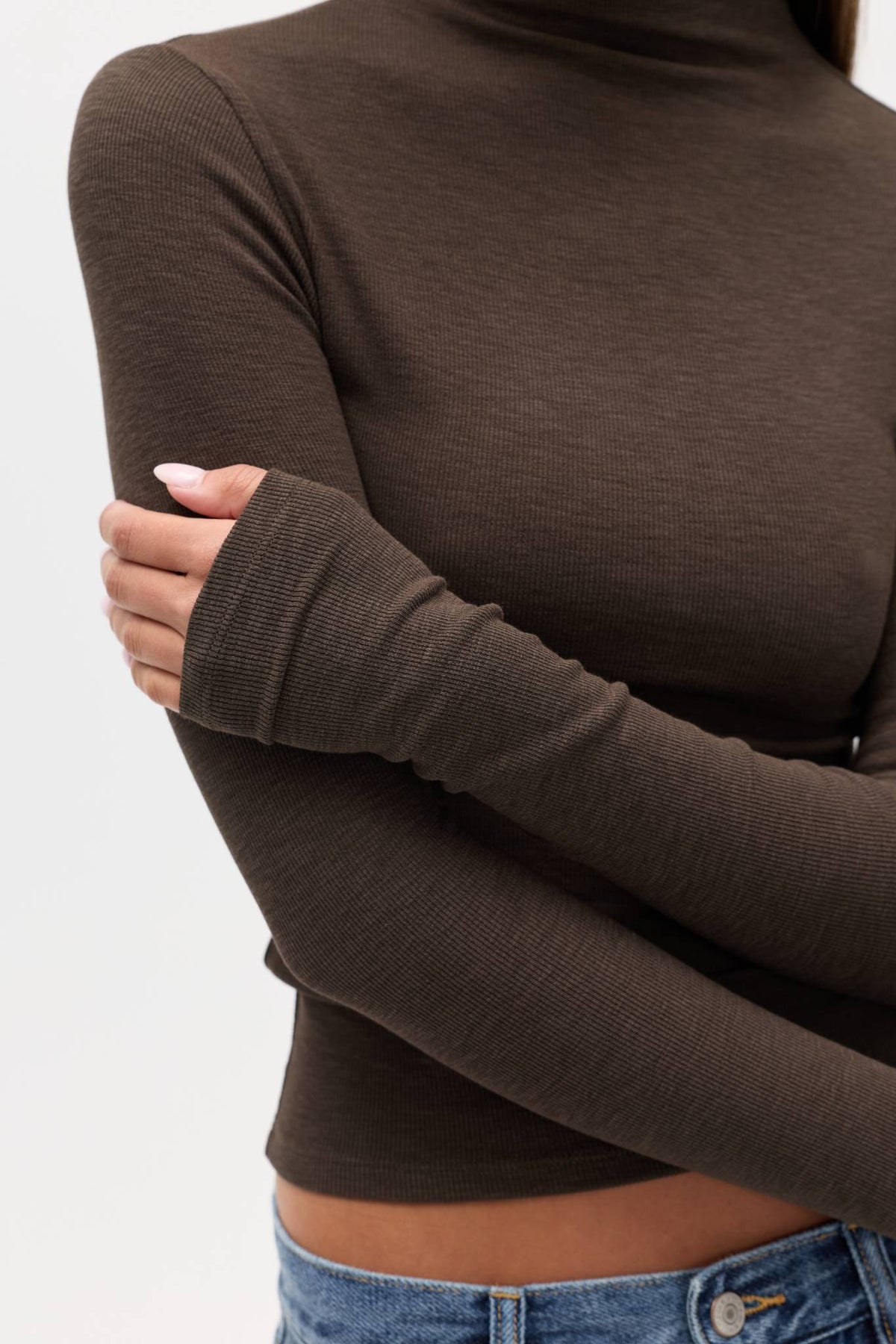 LUMI LONG SLEEVE - CHOCOLATE