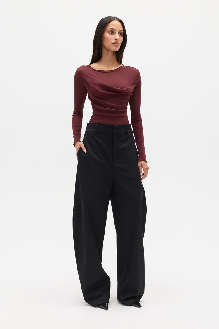 DELLA BODYSUIT - PLUM
