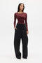 DELLA BODYSUIT - PLUM